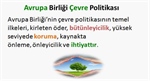 Avrupa Birliği Çevre Politikası
